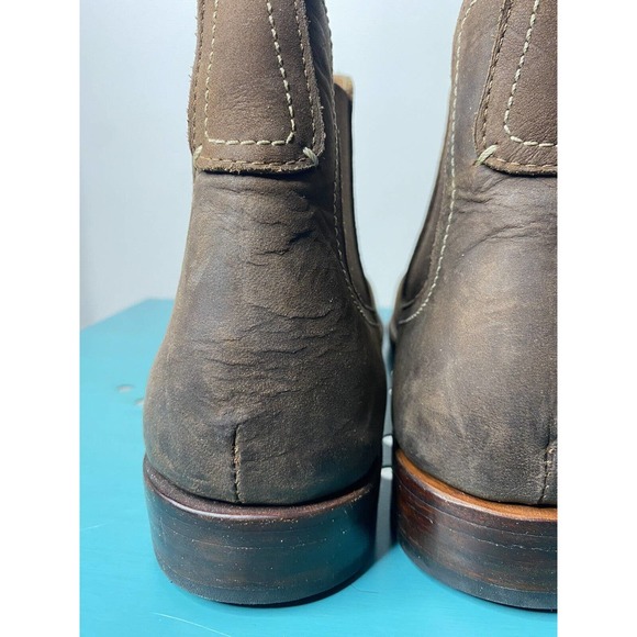 Adelante Chelsea Boots Brown Leather Slip On Ankle Low Women's 11 - Picture 8 of 13